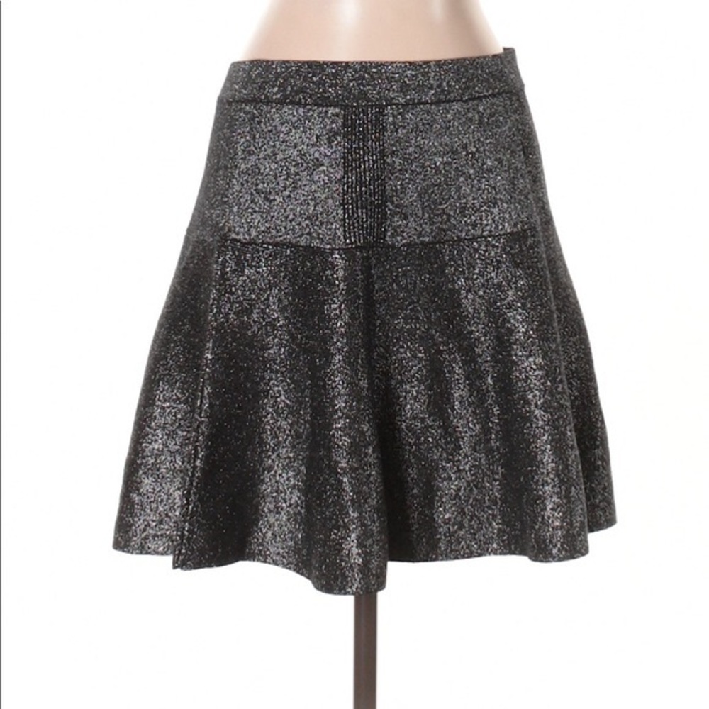candies black glitter skirt